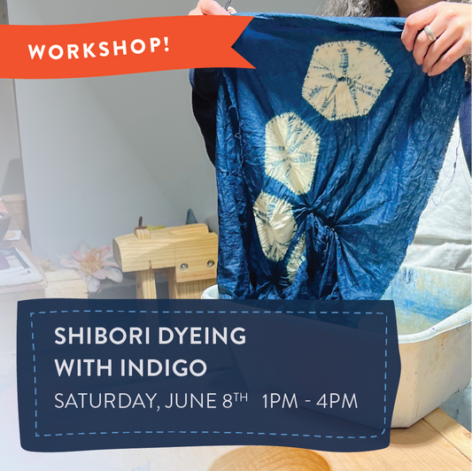 Workshop: Shibori Dyeing Techniques with Indigo