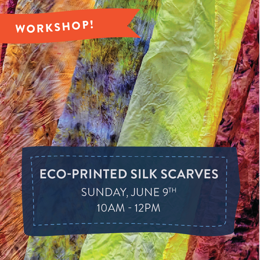 Workshop: Eco-printed Silk Scarves