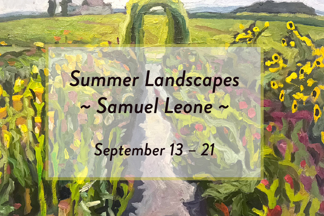 Samuel Leone Plein Air Paintings: Summer Landscapes