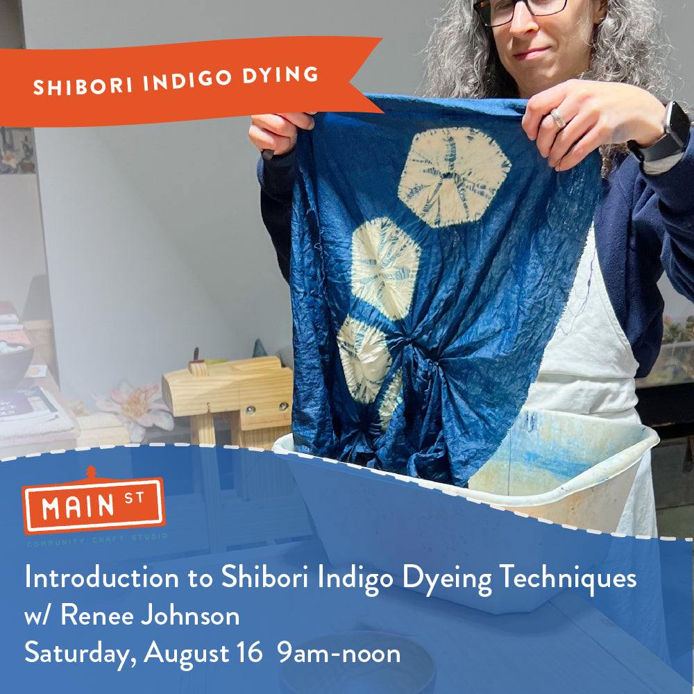Intro to Shibori Dyeing with Indigo