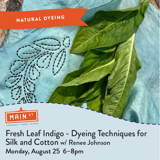 Fresh Leaf Indigo Dyeing Techniques