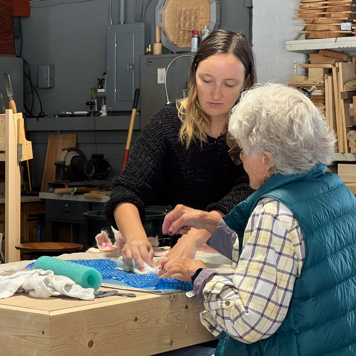 Wet Felted Planter Workshop