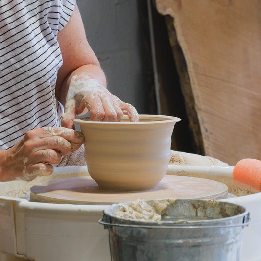 Throwing Pottery on the Wheel - Private 1/2 day lesson for 1 or 2 people