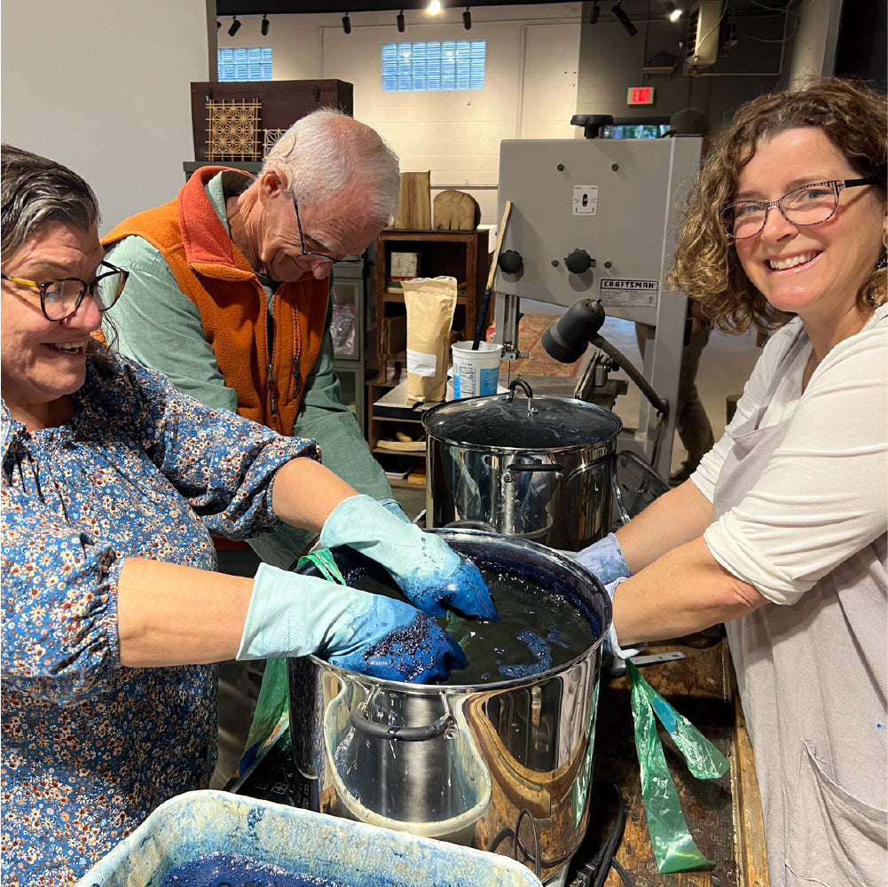 Intro to Shibori Dyeing with Indigo