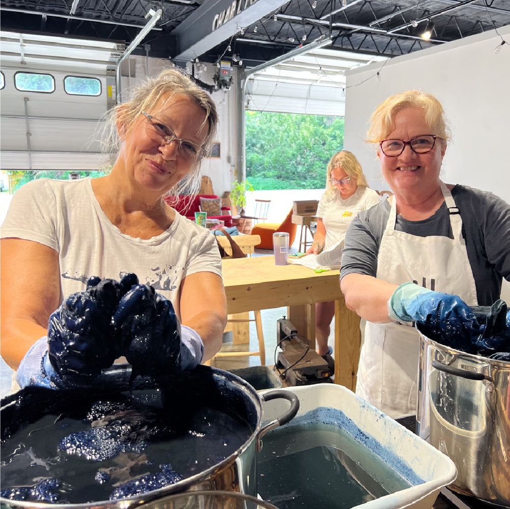 Intro to Shibori Dyeing with Indigo